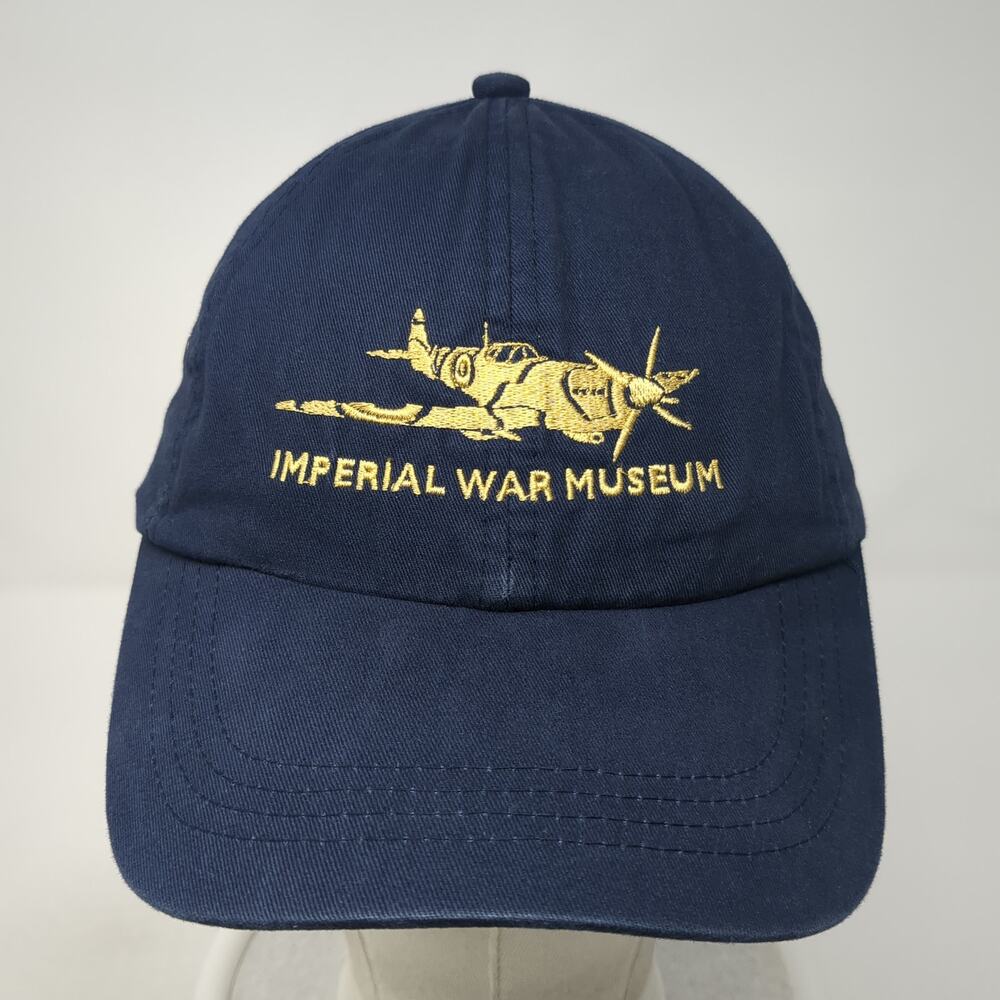 Imperial War Museum Slideback Hat Blue One Size Adjustable Embroidered View 2